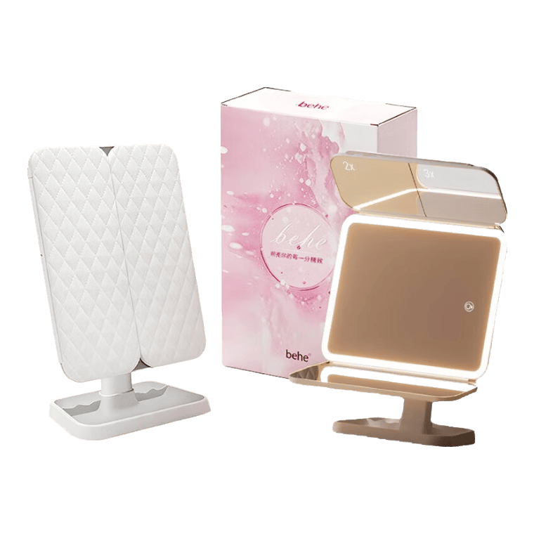 让每一位女性都能闪耀自信之美！麻将胡了倍呵LED高清化妆镜：